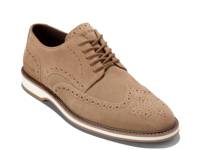 Morse Grand Wingtip Oxford Honey Brown Suede view