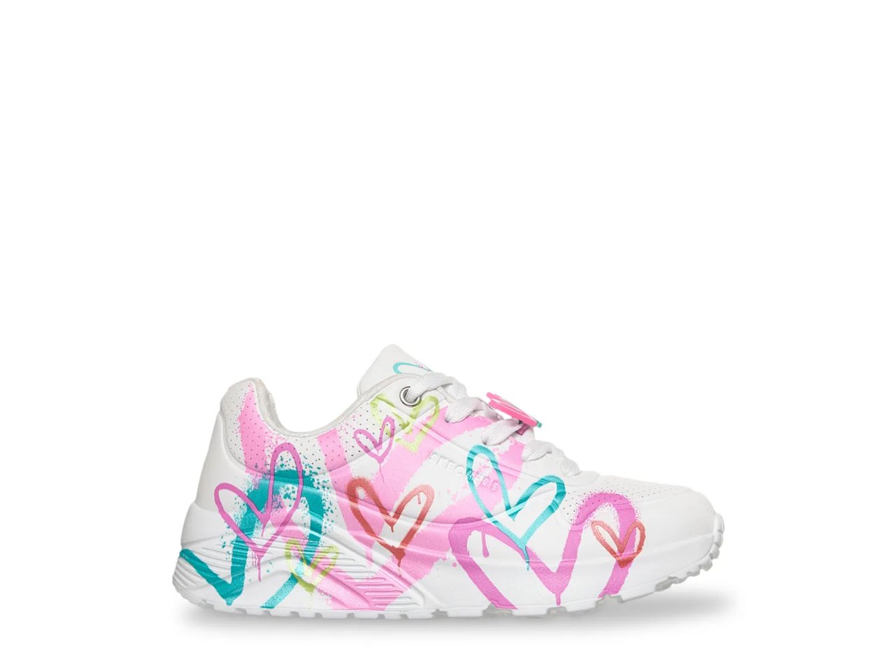 x JGoldcrown Uno Lite Metallic Flutter Hearts Sneaker - Kids'
