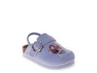 Frozen Anna and Elsa Clog - Kids' Blue view