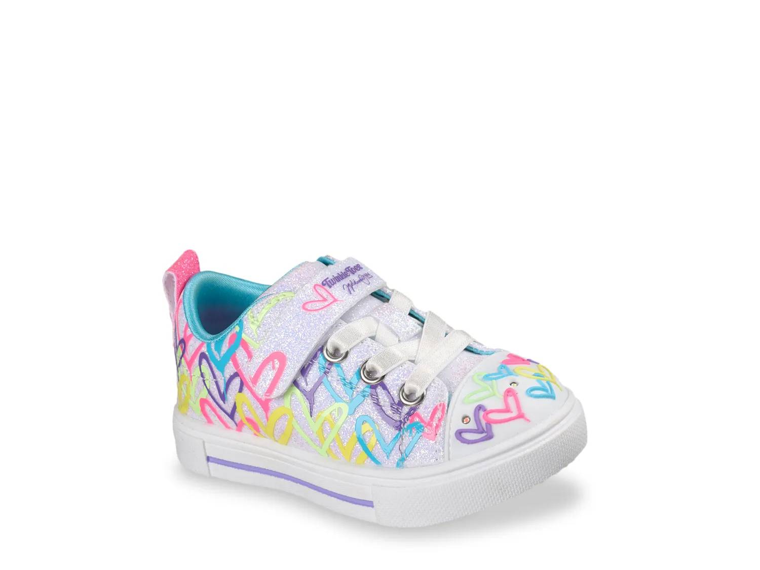 Twinkle Toes x JGoldcrown Twinkle Sparks Love Medley Light-Up Sneaker - Kids'