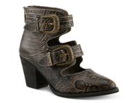 Notched Bootie Black view