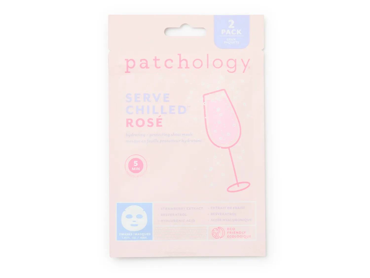 Serve Chilled Rose Face Mask - 2 Pack