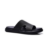 Cosmic Sandal Black Leather view