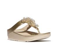 Rumba Starburst Wedge Sandal Gold Metallic view