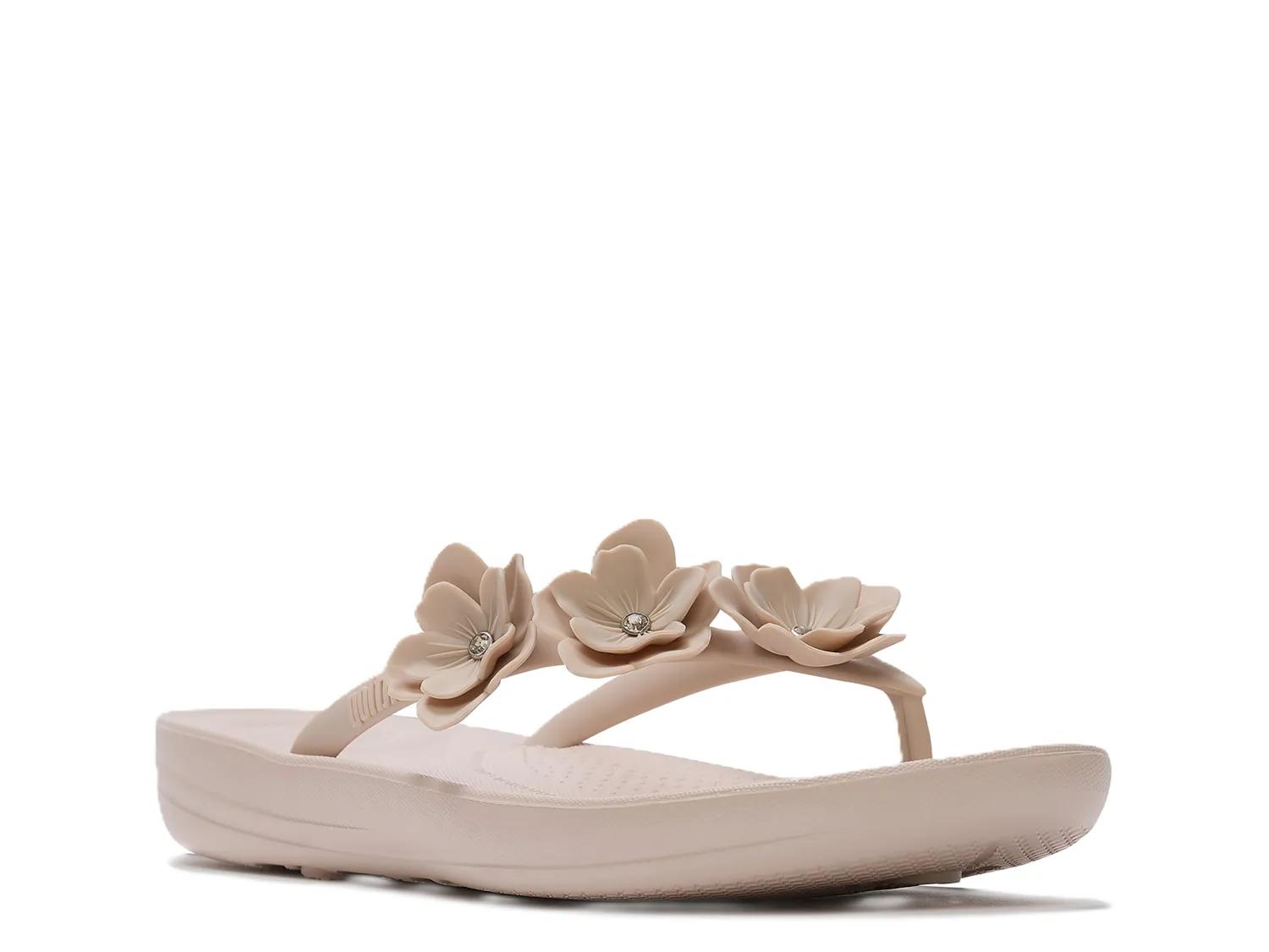 FitFlop iQushion Flower Flip Flop - Free Shipping | DSW