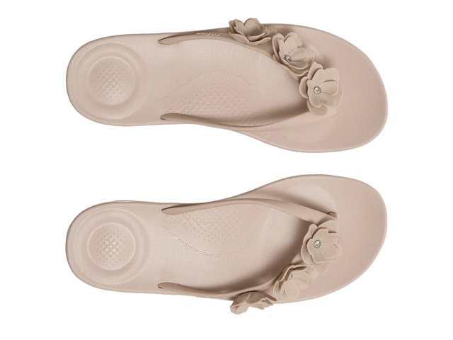 FitFlop iQushion Flower Flip Flop - Free Shipping | DSW