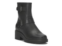 Migyn Moto Bootie Black Leather view