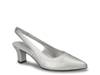 Dessa Pump Silver Satin view