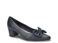 Alva Pump Navy view