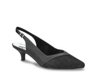 Vivid Pump Black Satin view