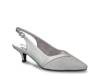 Vivid Pump Silver Satin view