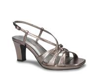 Valorie Platform Sandal Pewter Crinkle view