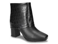 Sutton Bootie Black Croc Print view