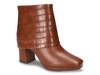 Sutton Bootie Tan Croc Print view
