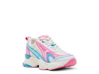 Speedster Sneaker - Kids' White/Pink & Blue view