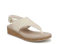 Beachy Wedge Sandal Off White view