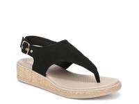 Beachy Wedge Sandal Black view