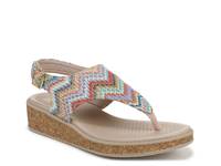 Beachy Wedge Sandal Beige/Multicolor Stripes view