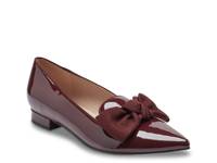 Auggie Flat Dark Red Patent Synthetic view