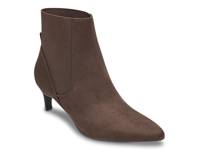 Celebrate Bootie Dark Brown Faux Suede view