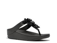 Rumba Starburst Wedge Sandal Black view