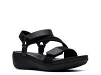 Cloudsteppers Breezerae Sun Wedge Sandal Black view