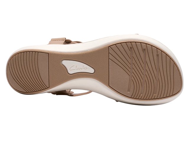 三彩　Clarks Cloudsteppers サンダル グレージュ 三彩 Clarks Cloudsteppers サンダル グレージュ 三彩 Clarks