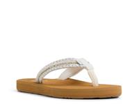Porto Bling Flip Flop Silver Metallic view