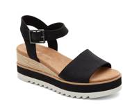 Diana Wedge Sandal - Women's Black view