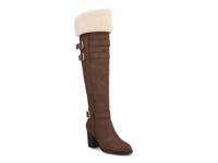 Alyza Over-the-Knee Boot Dark Brown view