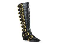 Graziana Boot Black Croc Print view