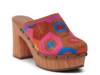 Naoto Platform Mule Pink/Multicolor view