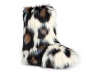 Albert Boot White/Black Leopard Print view