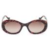 Slim Oval Sunglasses Brown Tortoiseshell view