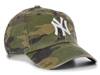 New York Yankees Clean Up Baseball Cap Green Camo Print view