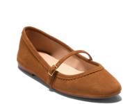 Yelena Mary Jane Flat Tobacco Suede view