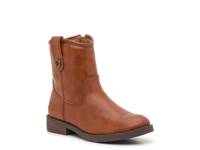 Kellie Button Short Boot - Kids' Cognac view