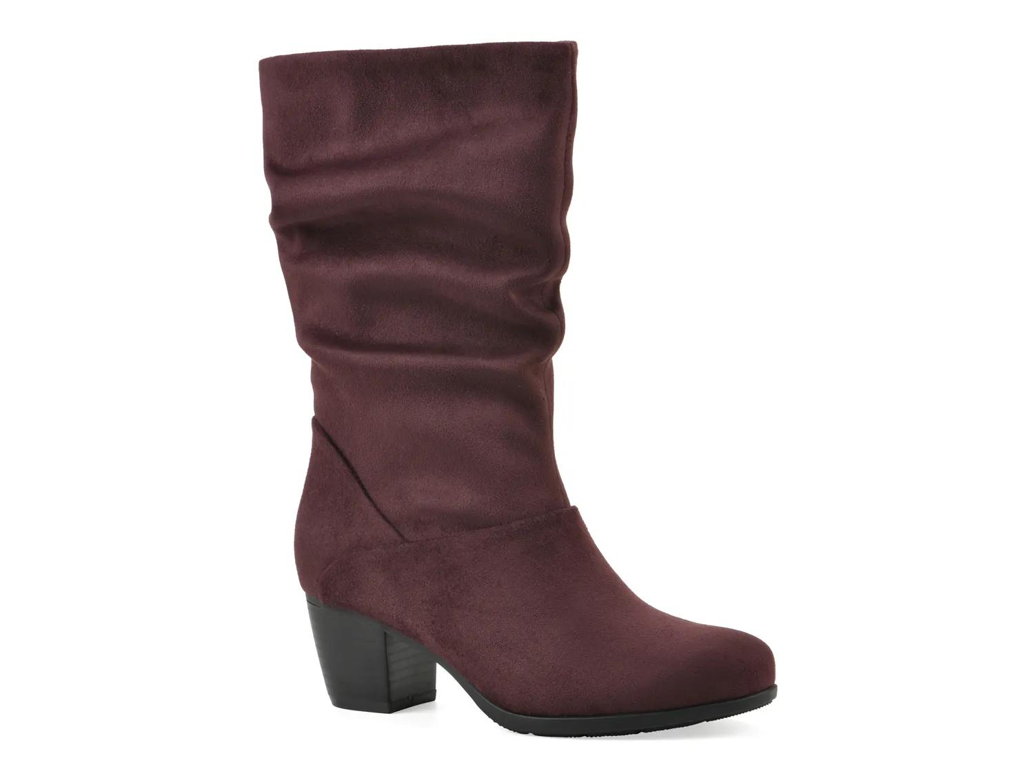 Cliffs By White Mountain Angelie Boot In Burgundy