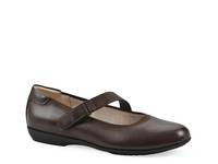 Carwen Mary Jane Flat Dark Brown view