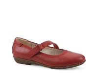 Carwen Mary Jane Flat Red Synthetic view