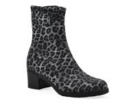 Huda Bootie Grey Leopard Print view