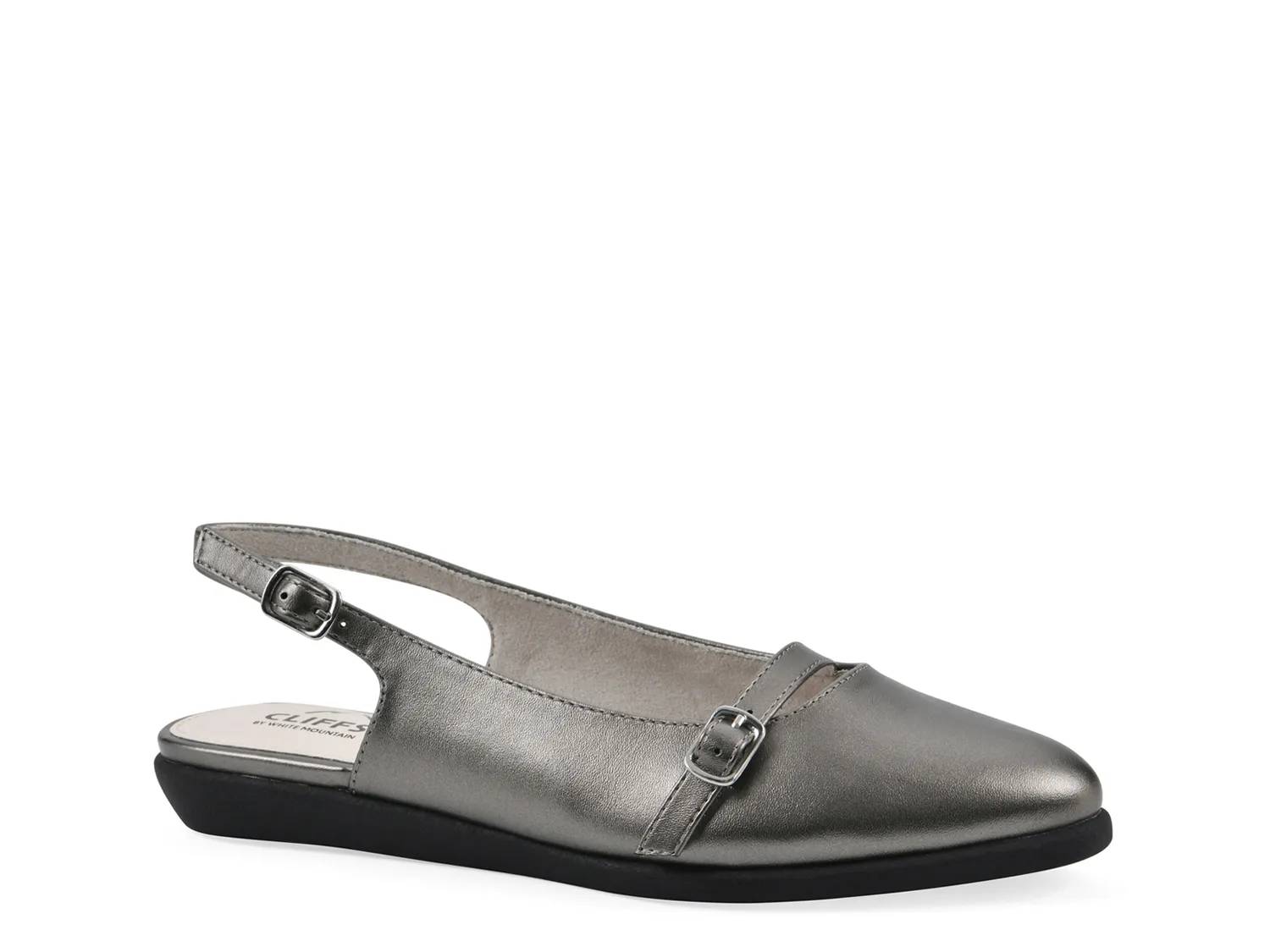 grey flat dress shoes Womens Grey Dress Flats - Shoes