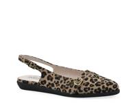 Miloni Flat Tan Leopard Print view
