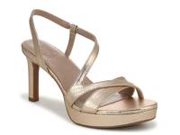 Abby Platform Sandal Champagne Snake Print view