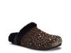 Gascona Clog Dark Brown Leopard Print view