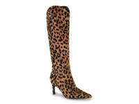 Palisa Boot Black/Brown Leopard Print Fabric view