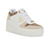 Rozinn Wedge Sneaker White Fabric & Synthetic view