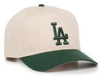 Los Angeles Dodgers Two Tone Hitch Baseball Cap Beige/Green view