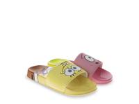 Nickelodeon Spongebob & Patrick Slide Sandal - Kids' Multicolor view