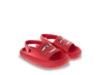 Cars Lightning McQueen Slide Sandal - Kids' Red view